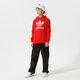 detská mikina ADIDAS MIKINA S KAPUCŇOU TREFOIL HOODIE BOY hd2020 farba červená