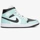 dámske tenisky (obuv) AIR JORDAN 1 MID  bq6472-300 farba zelená