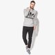 pánska mikina ADIDAS MIKINA MONTAGE HOODY bk5886 farba sivá