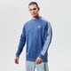 pánska mikina ADIDAS MIKINA 3-STRIPES CREW gn3482 farba modrá