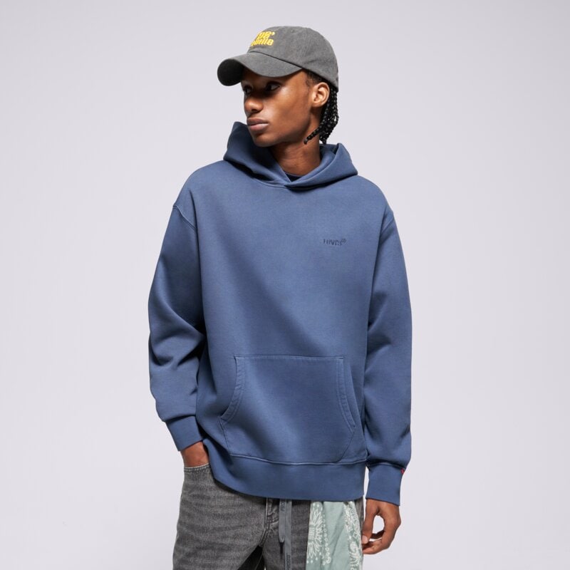 LEVI'S MIKINA S KAPUCŇOU   THE AUTHENTIC HOODIE BLUES