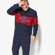 pánska mikina NEW ERA MIKINA WORLD HOOD CREW NEW ERA NIGHT SHIFT NAVY/CARD 11517693 farba tmavomodrá