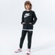 detské nohavice NIKE NOHAVICE  SPORTSWEAR SWOOSH cu9195-010 farba čierna