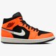 pánske tenisky (obuv) AIR JORDAN 1 MID 554724-062 farba oranžová