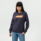 dámska mikina LEVI'S MIKINA GRAPHIC STANDARD CREW 18686-0061 farba tmavomodrá