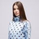 dámska mikina ADIDAS MIKINA SATIN POLKA DOTS TT kv1167 farba modrá