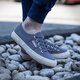dámske tenisky (obuv) SUPERGA COTU CLASSIC 12909c57 farba tmavomodrá