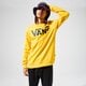 pánska mikina VANS MIKINA VANS CLASSIC CREW II vn0a456a85w1 farba žltá