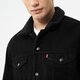 Prechodná bunda pánska (jarná/jesenná) LEVI'S BUNDA TYPE 3 SHERPA TRUCKER 16365-0100 farba čierna