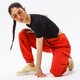 dámske nohavice NIKE NOHAVICE  W NSW CARGO PANT LOOSE FLC UU dd3607-852 farba oranžová