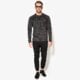 pánska mikina NIKE MIKINA M NSW TCH FLC CRW AOP 823501021 farba sivá