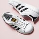 detské tenisky (obuv) ADIDAS SUPERSTAR EL C s76614 farba biela