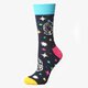 dámske ponožky HAPPY SOCKS PONOŽKY BBC SPACE bbcs01065 farba viacfarebná