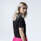 dámske tričko PUMA TRIČKO TFS GRAPHIC CROP TOP 59625801 farba čierna