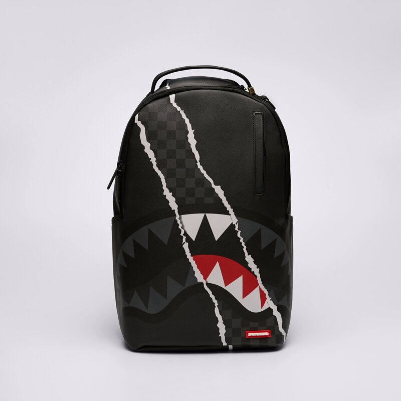 SPRAYGROUND RUKSAK CENTER RIP REVEALING GRAY CHECK