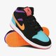 detské tenisky (obuv) AIR JORDAN 1 MID GS  554725-083 farba čierna