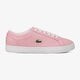 detské tenisky (obuv) LACOSTE STRAIGHTSET LACE 117 3 733caj103615j farba ružová