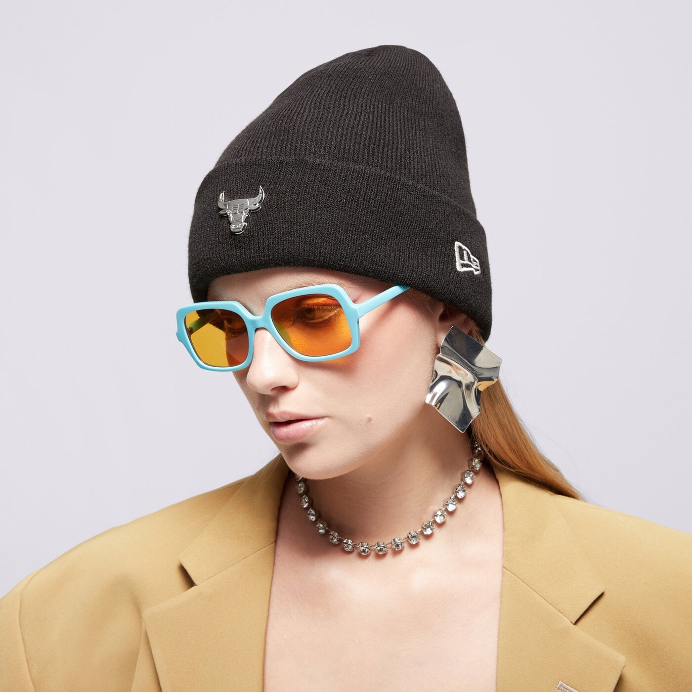 NEW ERA ČIAPKA METALLIC BEANIE BULLS CHICAGO BULLS BLK 60565216 | farba