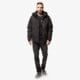 pánska zimná bunda NIKE BUNDA DWNTWN 550 HOODED 678271010 farba čierna