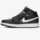 detské tenisky (obuv) AIR JORDAN 1 MID SE av5174-001 farba čierna