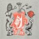 detské tričko NIKE TRIČKO K NSW TEE BOXY MLT SPT BOY io1995-063 farba sivá