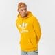 pánska mikina ADIDAS MIKINA S KAPUCŇOU TREFOIL HOODY he9499 farba žltá