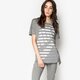 dámske tričko NIKE TRIČKO TEE-STRIPE 726080091 farba sivá