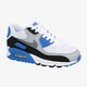 detské tenisky (obuv) NIKE AIR MAX 90 MESH (GS)  724824-101 farba biela