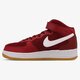 pánske tenisky (obuv) NIKE AIR FORCE 1 MID '07  315123608 farba bordová