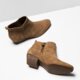 dámska vychádzková obuv TIMBERLAND CARLETON SIDE ZIP ANKLE a162h farba hnedá