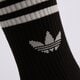 dámske ponožky ADIDAS PONOŽKY 3S CREW S 3P jv7402 farba čierna