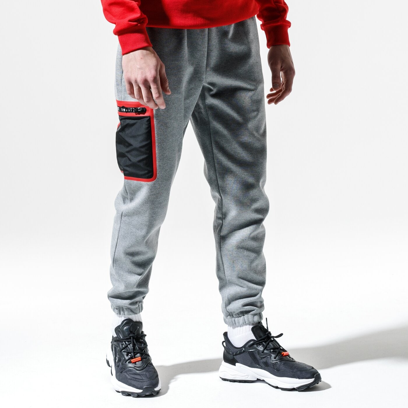 pánske nohavice CONFRONT NOHAVICE  HODOR cf120spm37001 farba sivá