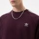 pánska mikina ADIDAS MIKINA 3-STRIPES CREW hk7291 farba bordová