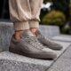 pánske tenisky (obuv) PUMA SUEDE CLASSIC CASUAL EMBOSS 36137205 farba sivá