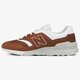 pánske tenisky (obuv) NEW BALANCE CM997HEP cm997hep farba hnedá