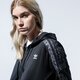 dámska mikina ADIDAS MIKINA S KAPUCŇOU LACE ZIP HOODIE fm1749 farba čierna