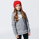 detská mikina NIKE MIKINA S KAPUCŇOU G NSW PE PULLOVER bv2717-091 farba sivá