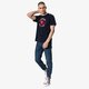pánske tričko CONVERSE TRIČKO SS CHUCK PATCH TEE 10007887-a02 farba tmavomodrá