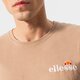 pánske tričko ELLESSE TRIČKO FULLER TEE BRWN shm13796200 farba hnedá