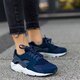 detské tenisky (obuv) NIKE HUARACHE RUN BG 654275411 farba tmavomodrá