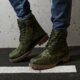 pánska vychádzková obuv TIMBERLAND PREMIUM 6 INCH FABRIC BOOT  ca1u9i farba zelená