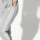dámske nohavice ADIDAS NOHAVICE  REGULAR TP CUFF dh3142 farba sivá