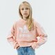 detská mikina ADIDAS MIKINA S KAPUCŇOU CROPPED HOODIE GIRL h32339 farba ružová