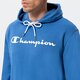 pánska mikina CHAMPION MIKINA S KAPUCŇOU HOODED SWEATSHIRT 217142bs007 farba modrá