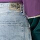 pánske nohavice LEVI'S NOHAVICE  SILVERTAB LOOSE a3421-0002 farba modrá