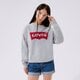 dámska mikina LEVI'S MIKINA GRAPHIC STANDARD CREW 18686-0012 farba sivá
