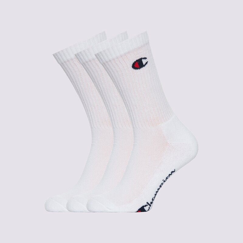 CHAMPION PONOŽKY 3PK CREW SOCKS