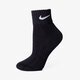 dámske ponožky NIKE PONOŽKY CUSH QT 3PR sx4926-001 farba čierna