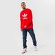 pánska mikina ADIDAS MIKINA TREFOIL CREW he9489 farba červená