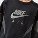 detská mikina NIKE GIRLS' AIR BOYFRIEND CREW SWEATSHIRT JUNIOR GIRL dd7135-010 farba čierna
